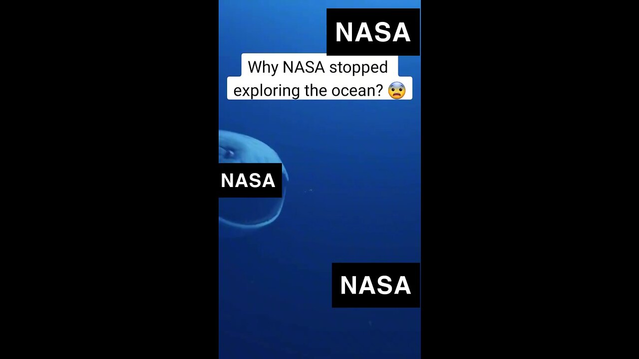 WHY? did nasa stop exploring ocean😮