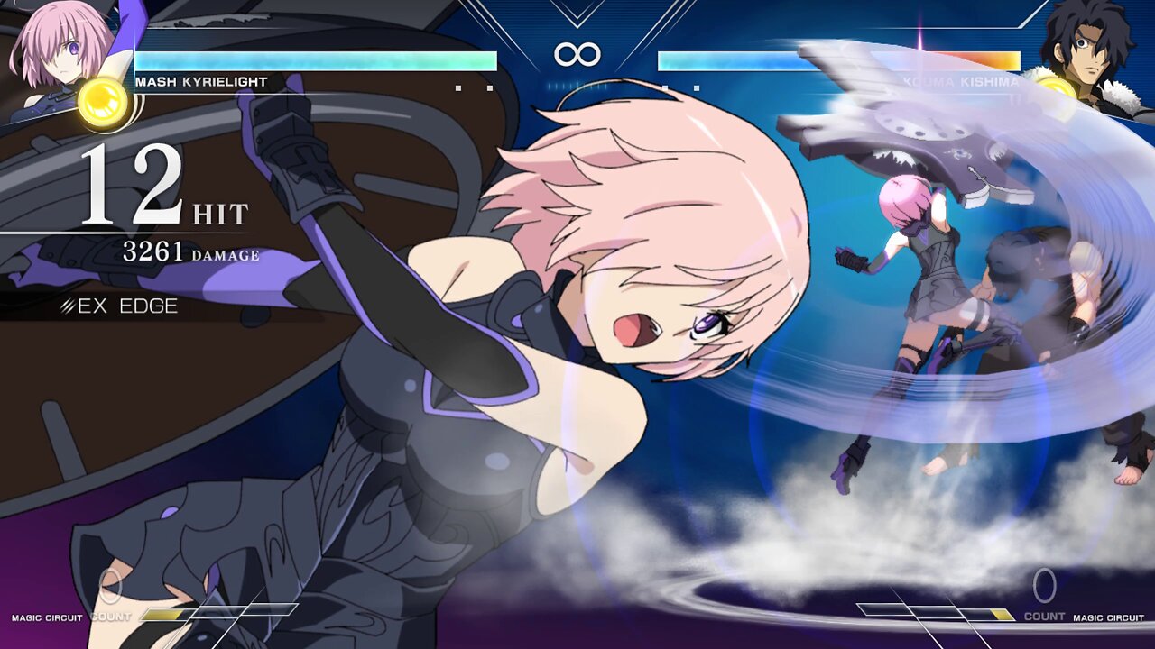 [Melty Blood Type Lumina] Who dis? Mash 2C midscreen, 1 meter