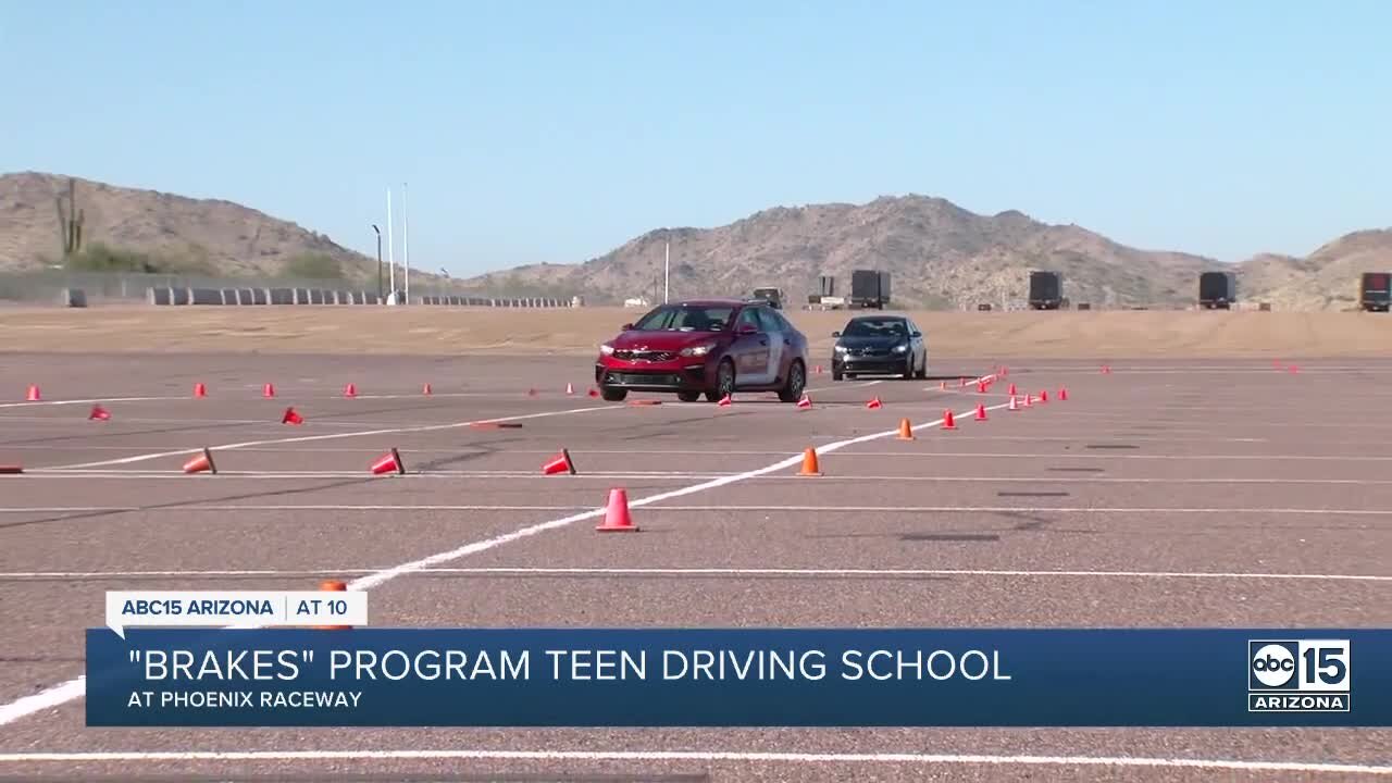 Brakes program teen driving school