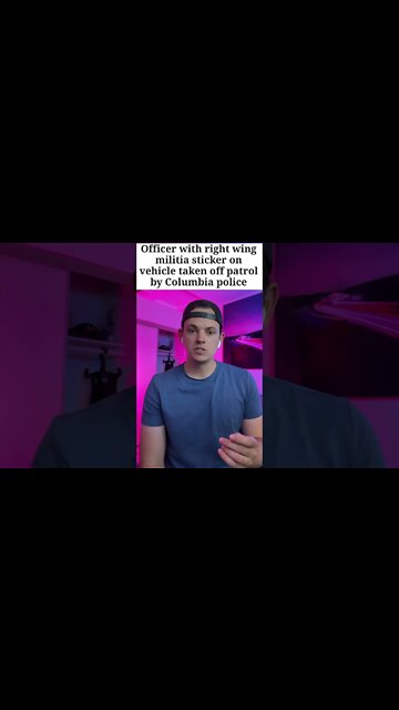 Officer punished for 3%er sticker? #shorts