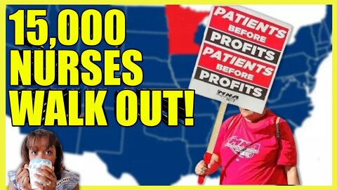 Nurses STRIKE In Minnesota! (clip)