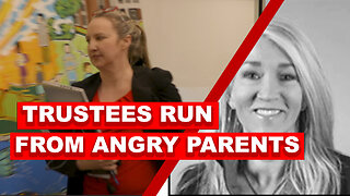 School trustees run from angry parents