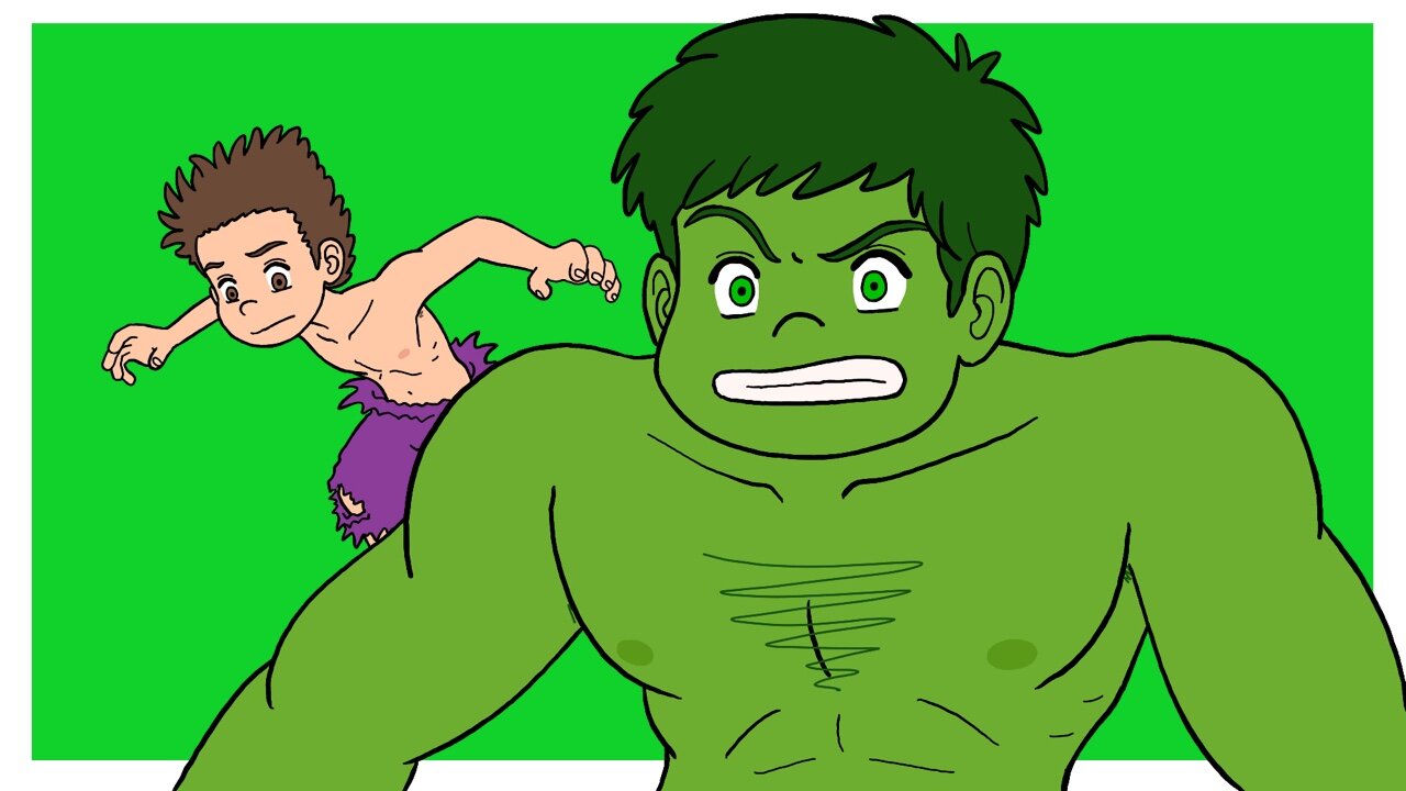Hulk's ULTIMATE attack | Hulk SMASH | Green Hulk Transformation | Animation | Bruce Banner