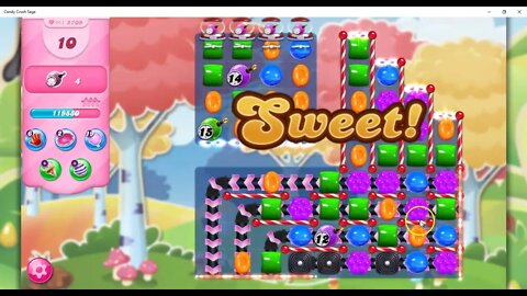 Candy Crush Level 5709 Talkthrough, 25 Moves 0 Boosters