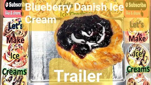 Blueberry Danish Ice Cream Trailer