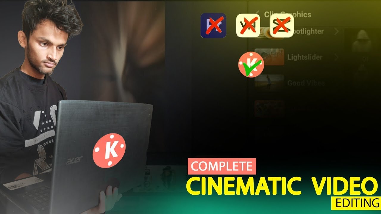 How To Edit CINEMATIC VIDEO In KINEMASTER | FILM STYLE MOBILE VIDEO EDITING TUTORIAL |