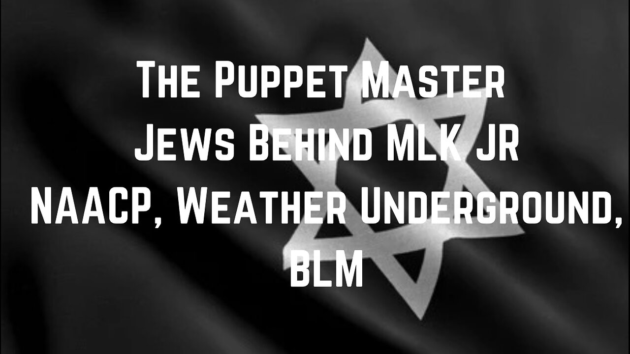 The Puppet Master: Those Behind MLK JR, NAACP, Weather Underground, BLM by Zach Logos