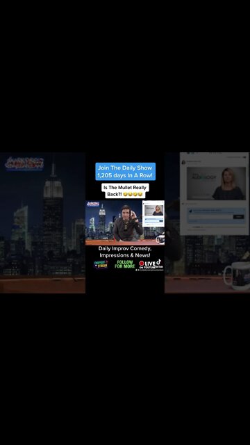 Is The Mullet Really Back?!🤔🤣 #standupcomedy #mullets #mullethaircut