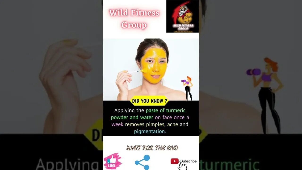 🔥Benefits of turmeric powder paste🔥#shorts🔥#wildfitnessgroup🔥28 May 2022🔥