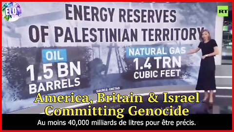 America, Britain & Israel Committing Genocide To Plunder Gaza's Natural Gas And Oil Reserves