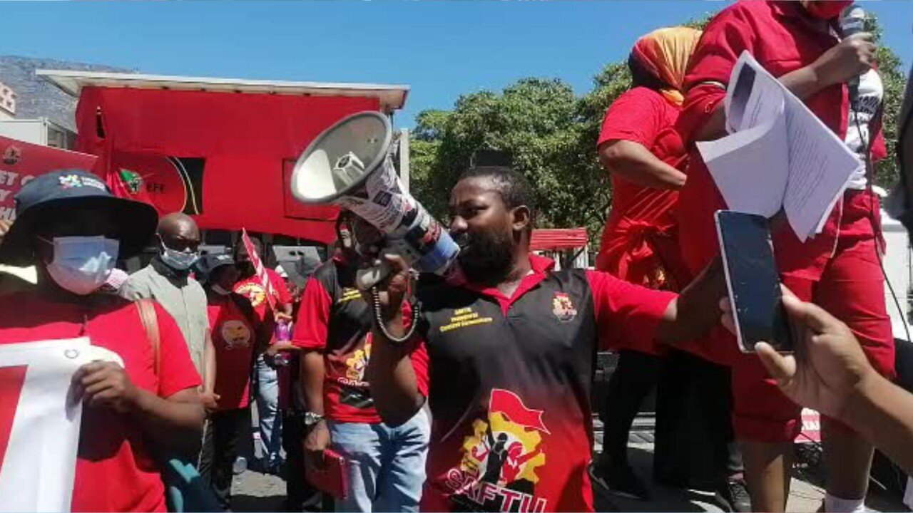 Saftu march to Parliament