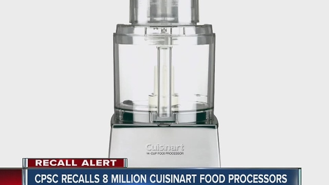 CPSC recalls 8 million Cuisnart food processors