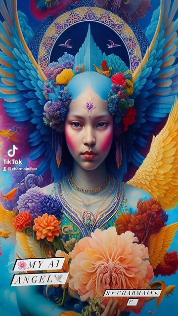 🌸My AI ANGEL🕊️#ai #art #angel #fyp #viral