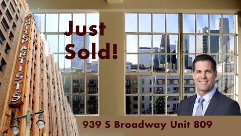 939 S Broadway 809 - Just Sold