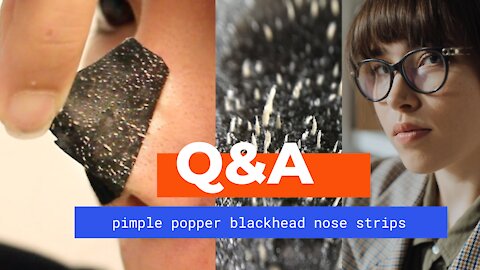 pimple popper blackhead nose strips