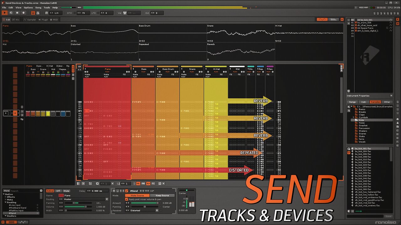 Send Tracks & Devices