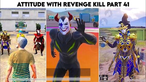 Pubg Mobile Attitude 😈 With Revenge Kill Blood Raven X-Suit 😮 - Season 18 - Part 41 | Xbot 2.0