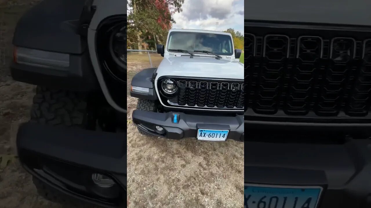 4xE Plug in Jeep Wrangler Electric Car #jeep #4xe