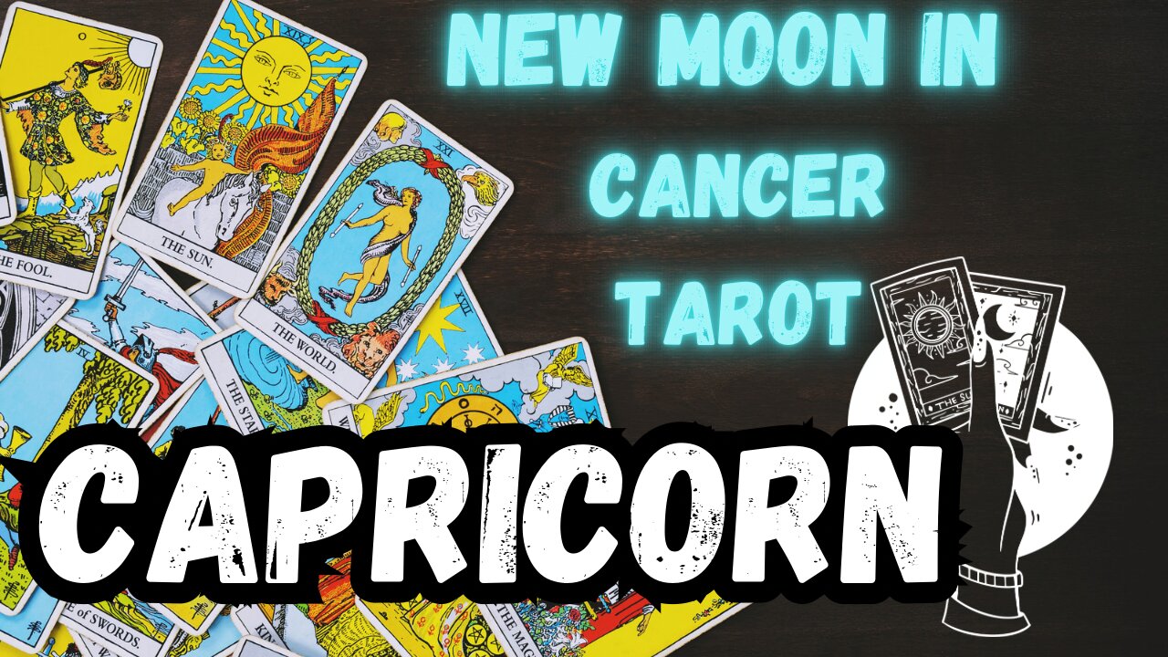 CAPRICORN ♑️- It’s just the beginning! New Moon in Cancer Tarot reading #capricorn #tarotary #tarot