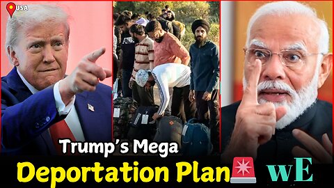 Trump Plans Historic Deportation Amid Surge Indian Illegal Immigration|Gujarat Connection -WorldEye