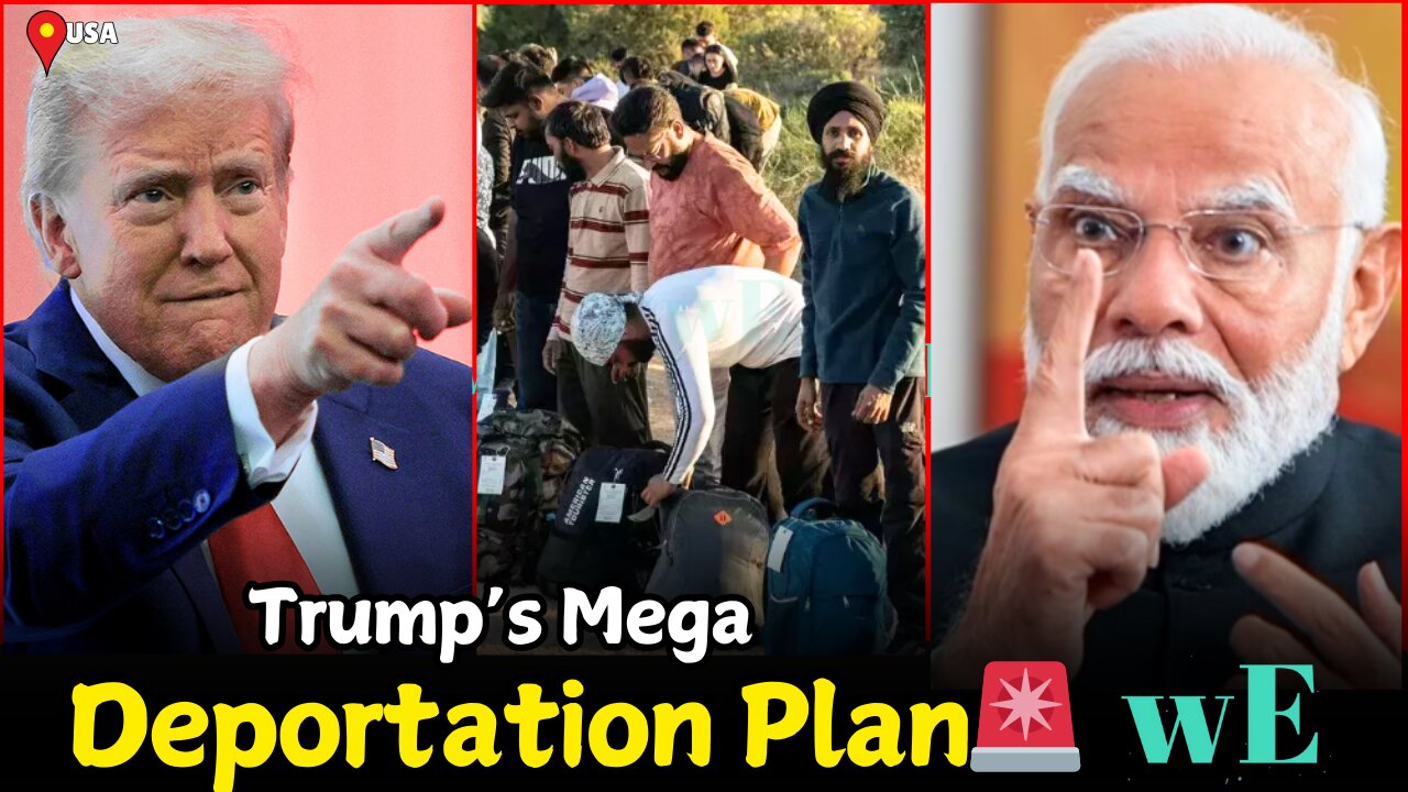 Trump Plans Historic Deportation Amid Surge Indian Illegal Immigration|Gujarat Connection -WorldEye