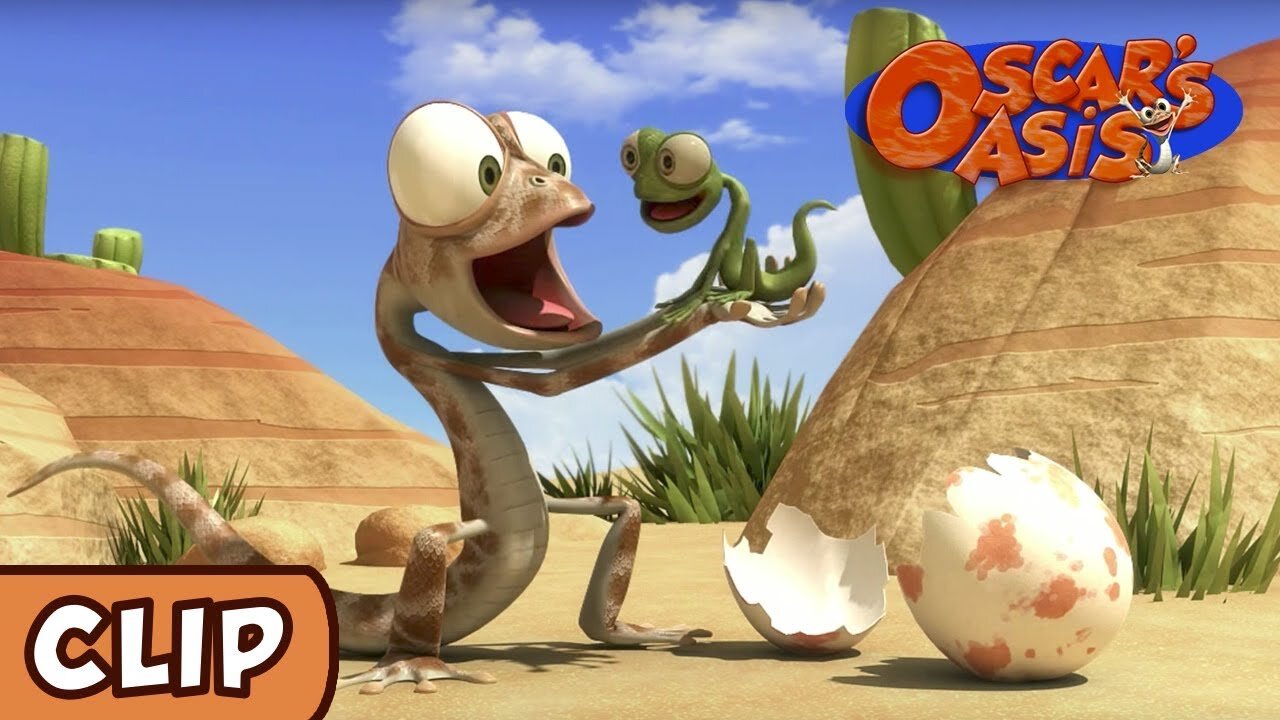 Oscar's Oasis - Baby Lizard | HQ | Funny Cartoons