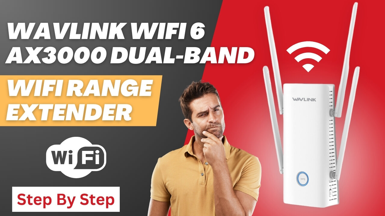 Wavlink WiFi 6 AX3000 Dual Band WiFi Range Extender