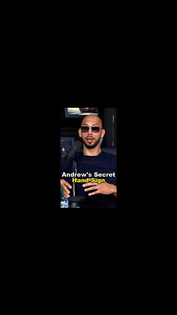 Andrew Tate's Secret Hand Sign