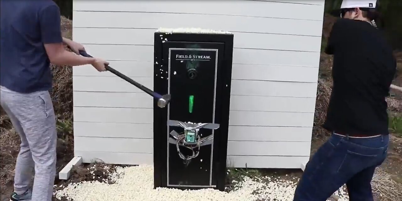 Breaking Into The World's Toughest Safe (i lost the code) - Mr. Beast
