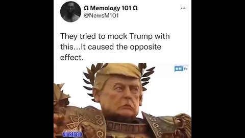 They try to Mock Trump yet Make him like a King