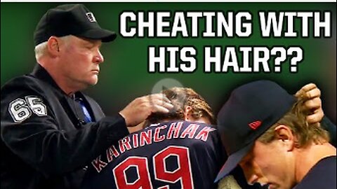 Pitcher accused of cheating via his hair, a breakdown