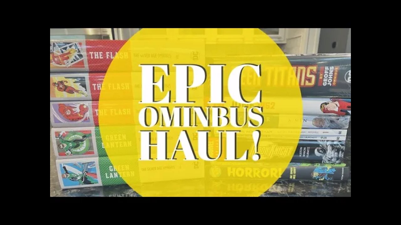 Check out my EPIC Omnibus Haul This Week - June 2022