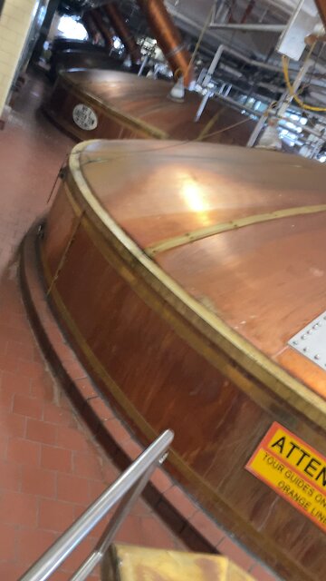 Miller Brewery tour 4th floor