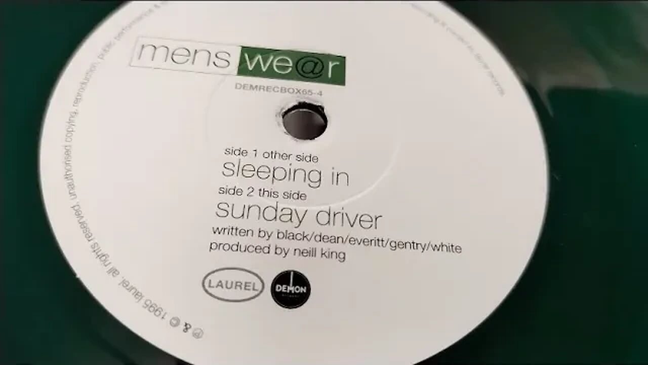 Sunday Driver ~ Menswe@r ~ Big In Japan Boxset 45rpm Vinyl Singles ~ Dual 1215 Turntable ~ Menswear