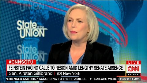 Dem Sen Gillibrand: No, Sen Feinstein Shouldn't Resign