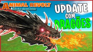 Os DRAGÕES chegaram no ARBS! Novo update de Animal Revolt Battle Simulator