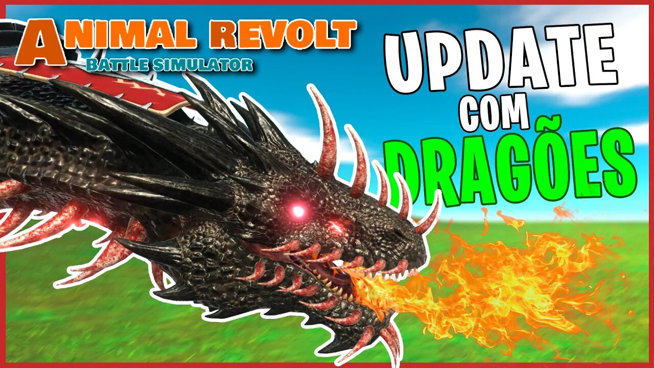 Os DRAGÕES chegaram no ARBS! Novo update de Animal Revolt Battle Simulator