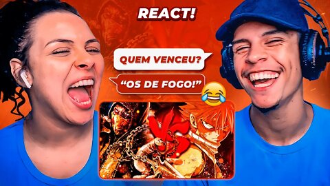 Natsu VS. Scorpion | Duelo de Titãs | [React Rap Nerd] 🔥