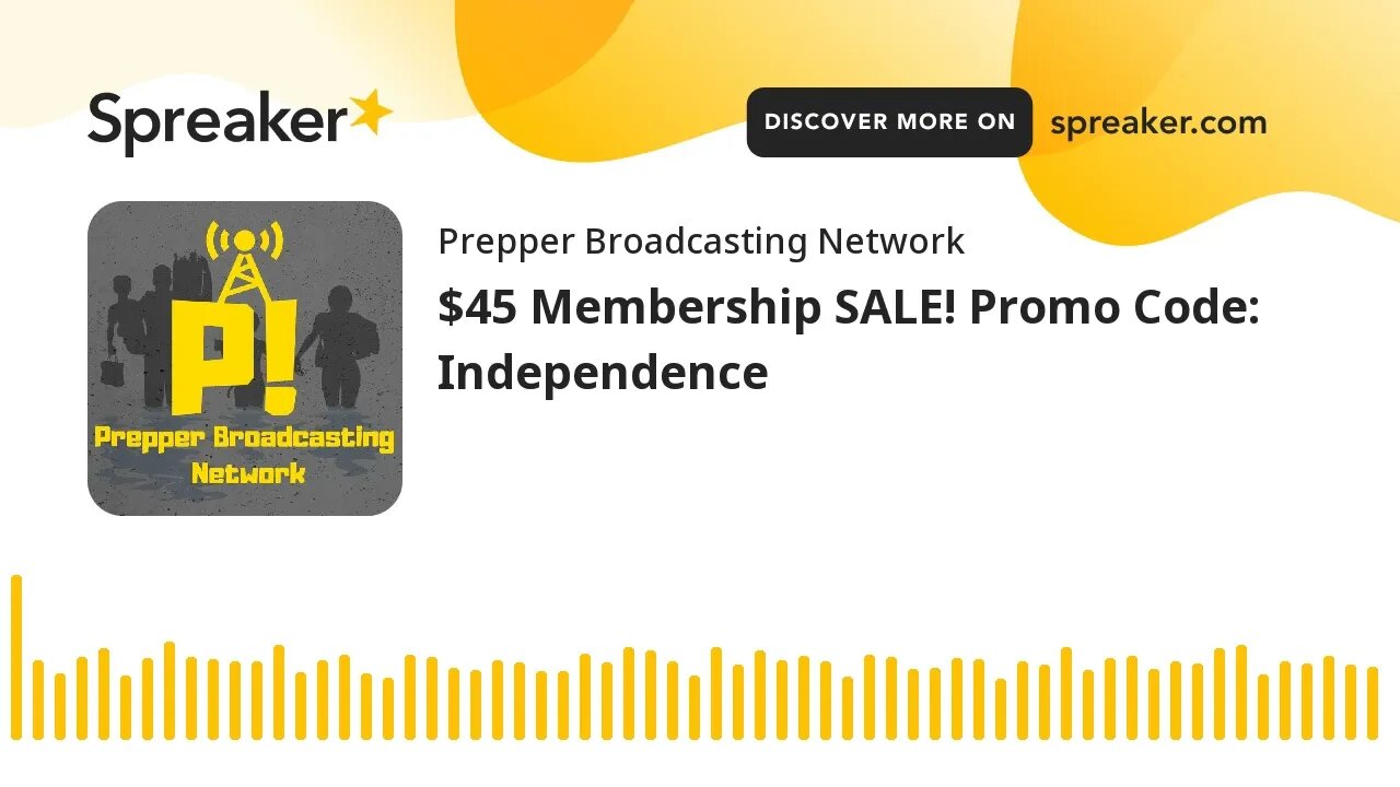 $45 Membership SALE! Promo Code: Independence