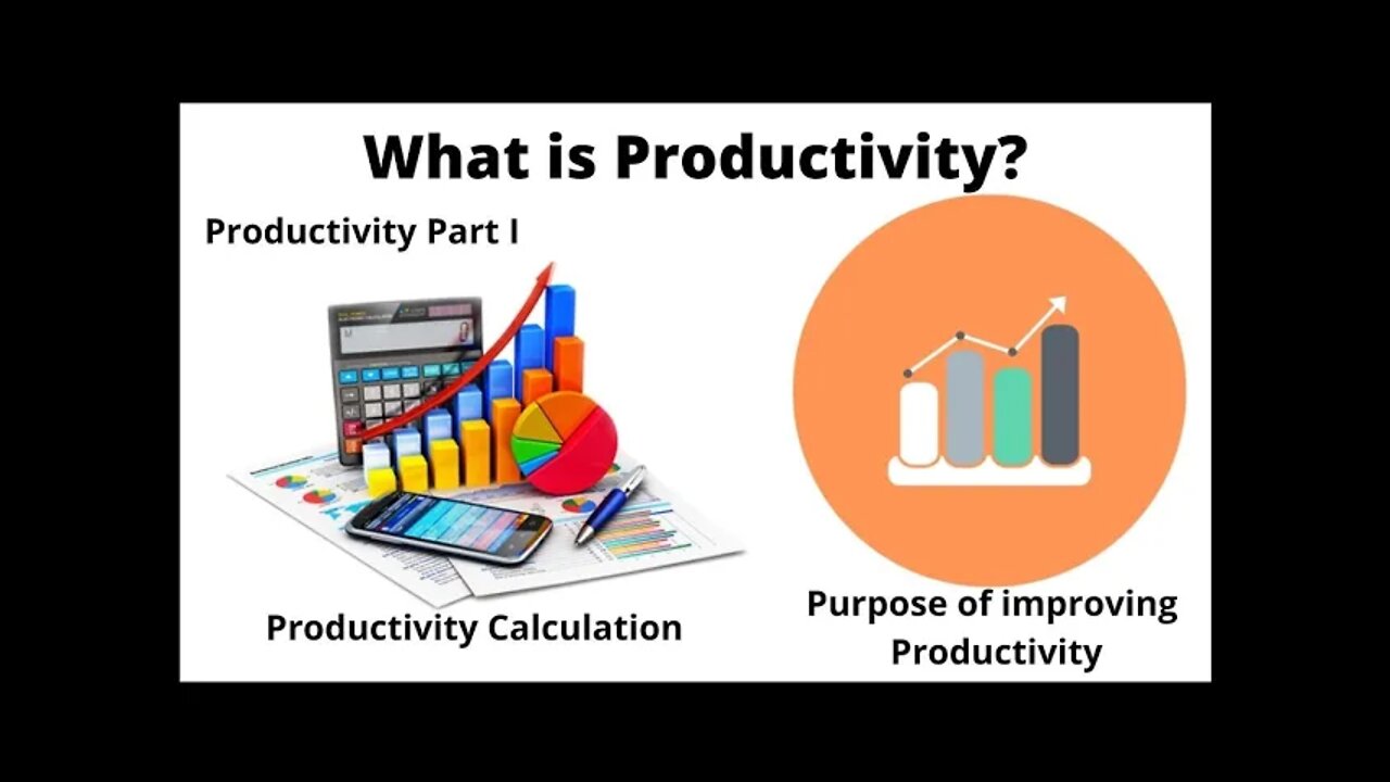 What is Productivity? How to calculate Productivity? Purpose of improving Productivity, Part 1