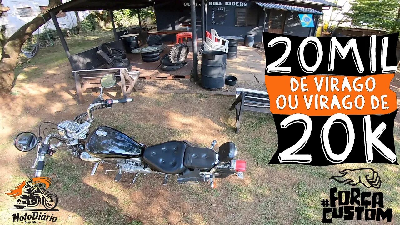 Yamaha VIRAGO 250: A MOTO DOS 20 MIL AMIGOS!!!!!!