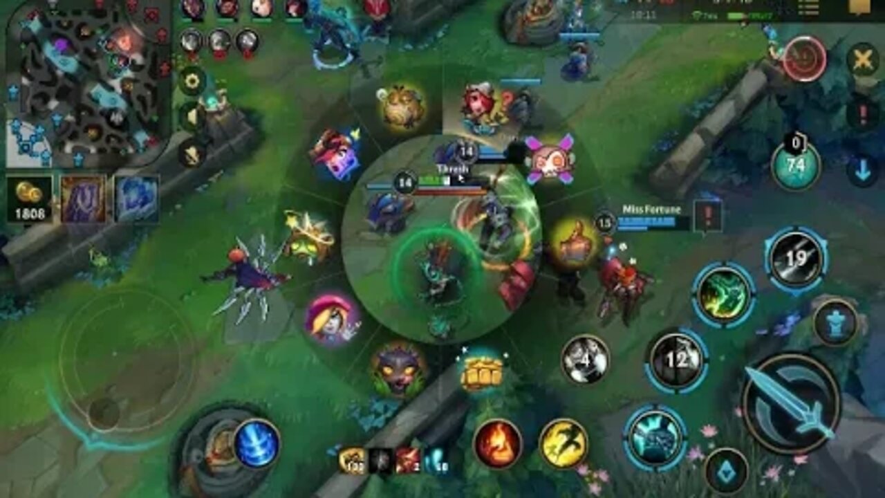 Primeira Partida Thresh Suporte #wildrift