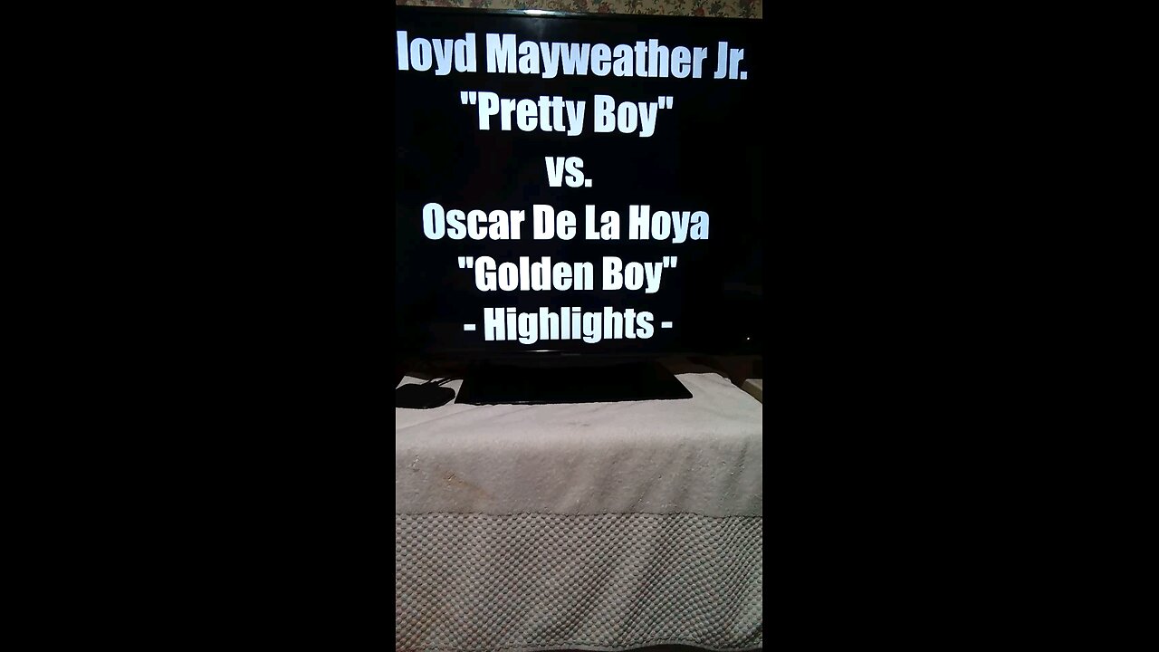 FLOYD MAYWEATHER VS OSCAR D LA HOYA.. HIGHLIGHTS (part 1)