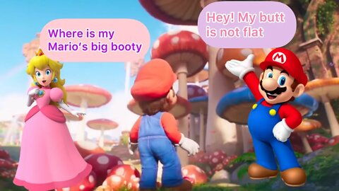 The Super Mario Bros. Movie Teaser Trailer Reaction Were Is Mario's Italian Accent and Booty
