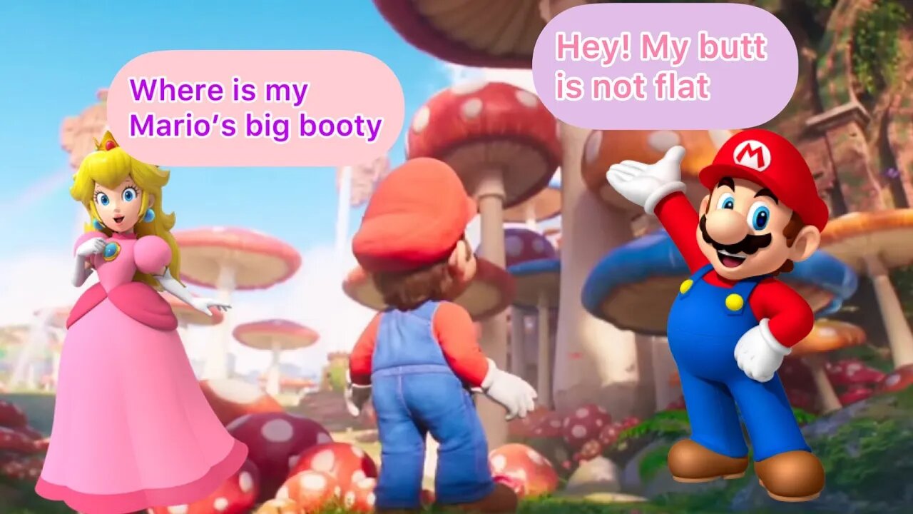 The Super Mario Bros. Movie Teaser Trailer Reaction Were Is Mario's Italian Accent and Booty