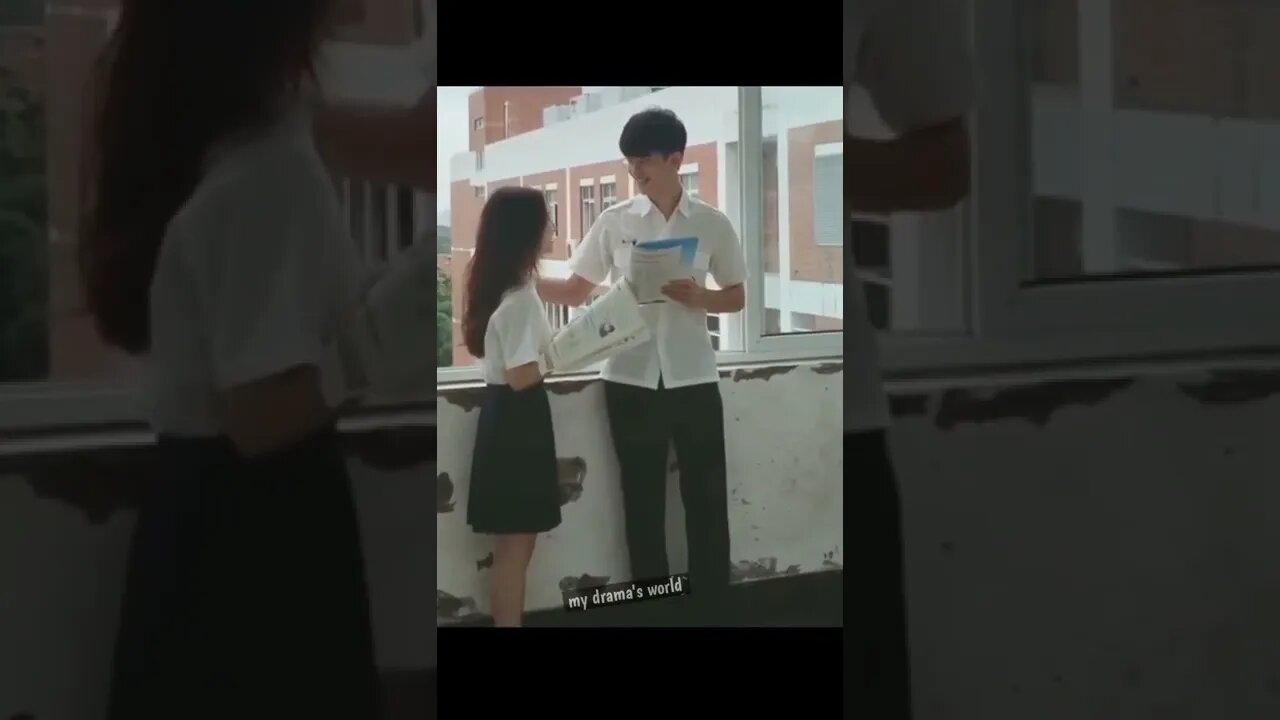 soo sweet & cute couple // cute high school love story 😍