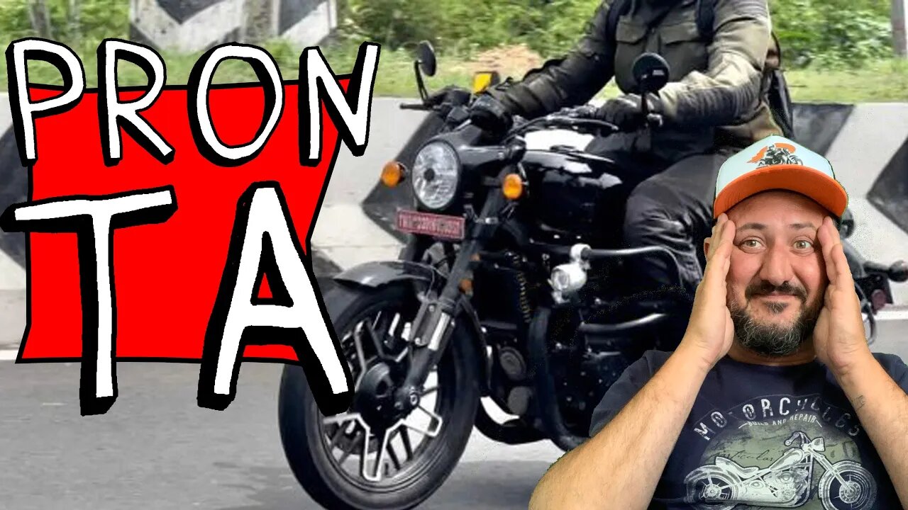 ELA está PRONTA #Shotgun650 #Supermeteor650