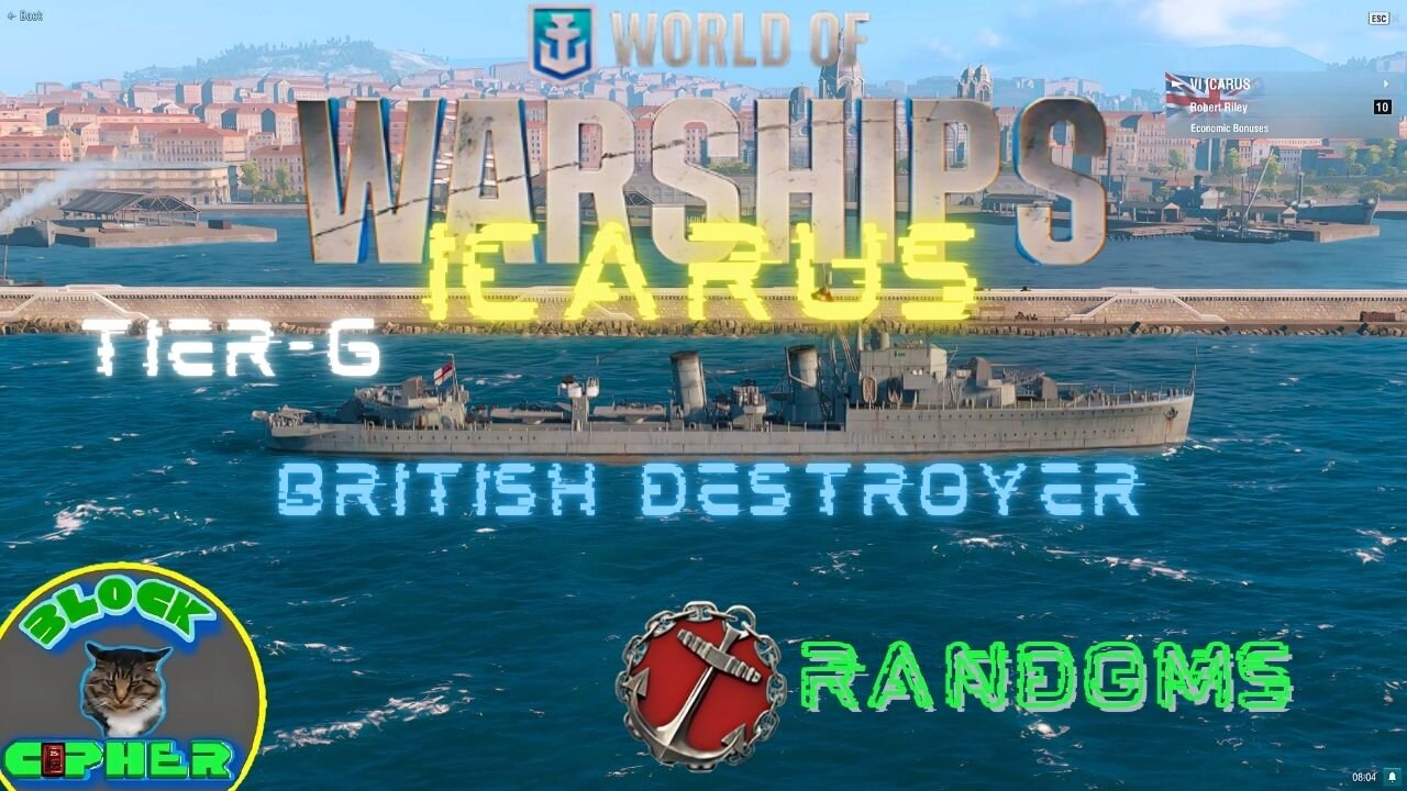 Randoms//Tier-6 ICARUS//British Destroyer | World of Warships