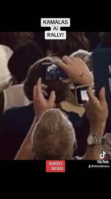 SHRED NEWS Alleges AI-Generated Crowds at Kamala Harris Rallies