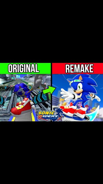 NOVO Remake do SONIC Riders | Sonic Riders X #shorts
